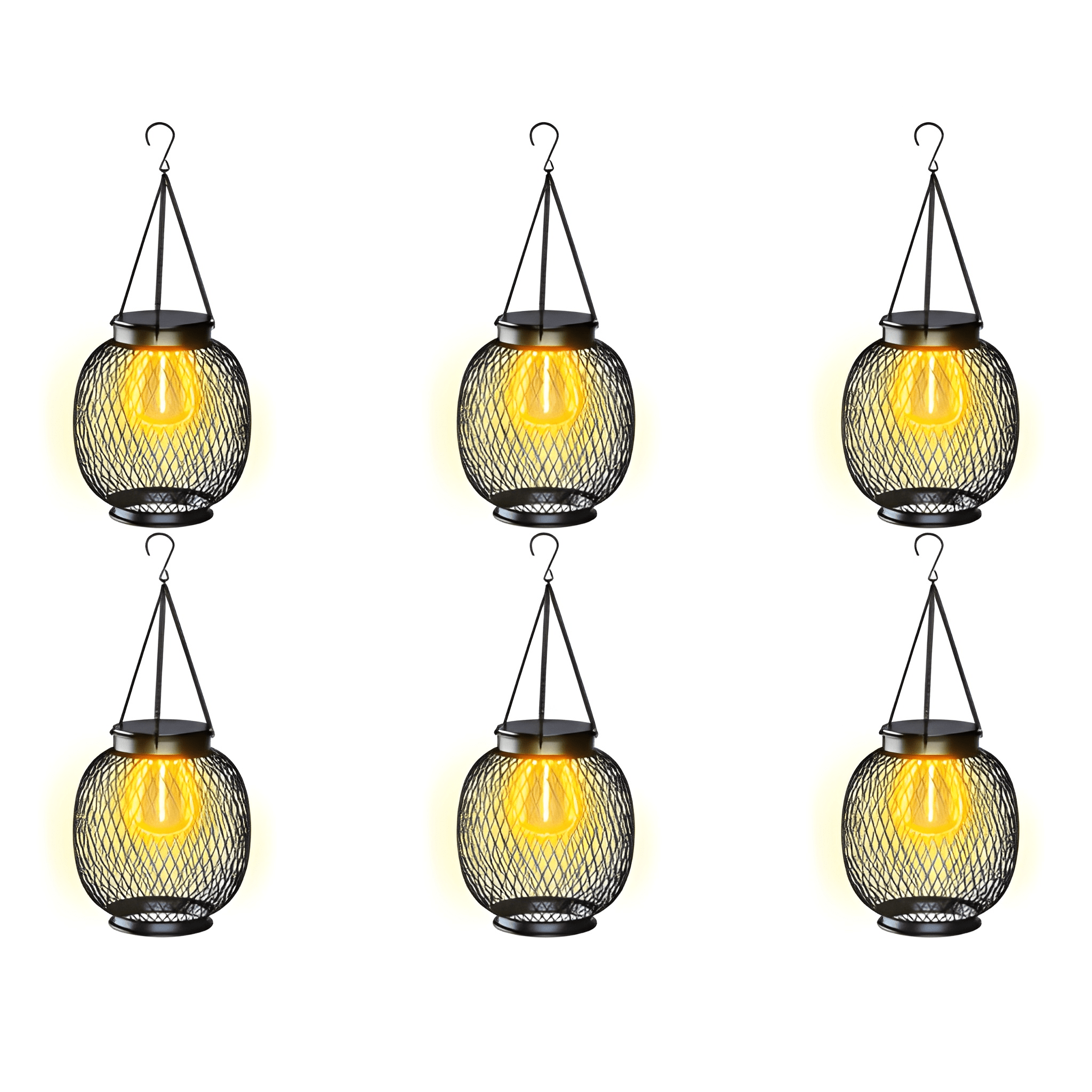 Outdoor Waterproof Solar Lantern Lights for Courtyard Decor