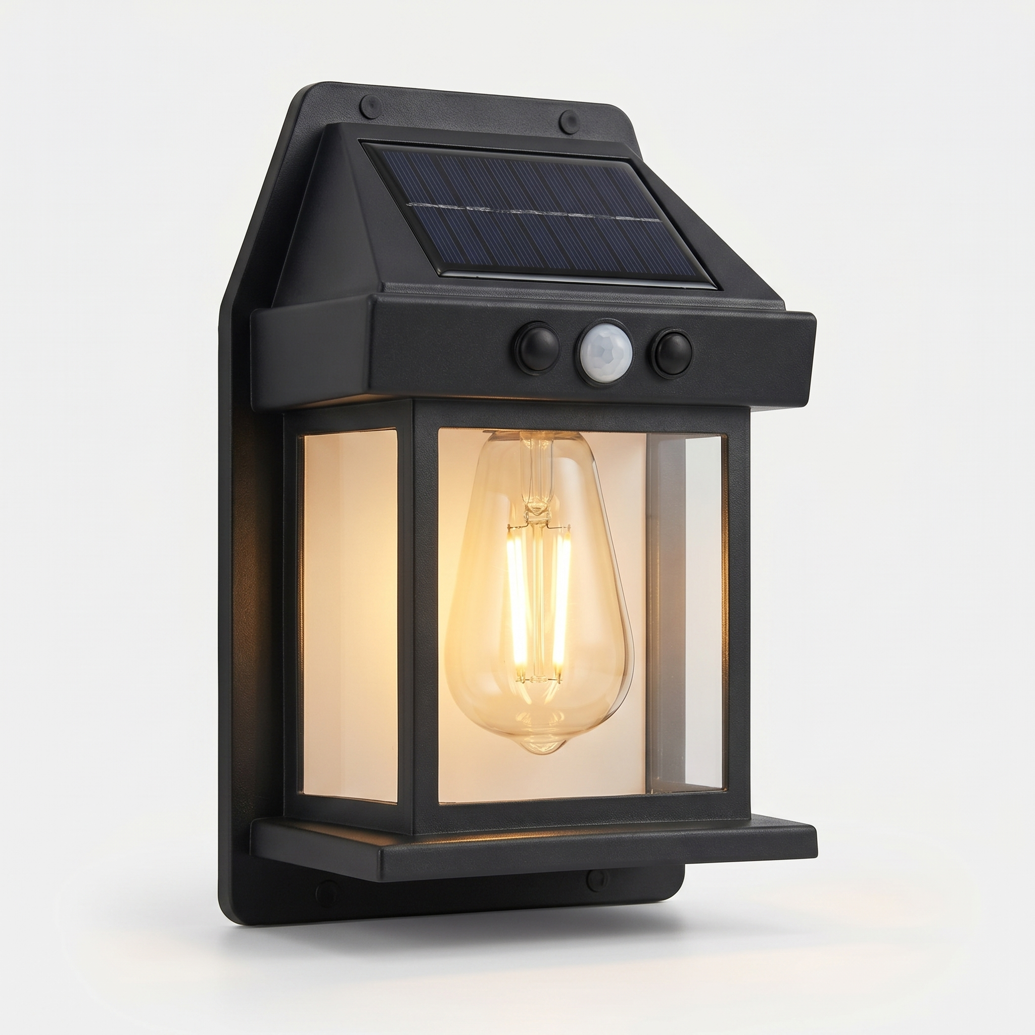 Solar Powered Motion Sensor Weatherproof Outdoor Wall Lights