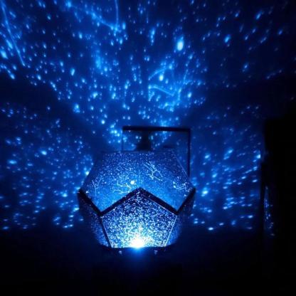 Galaxy Star Night Light Projector with Remote - Solar Flame Torch