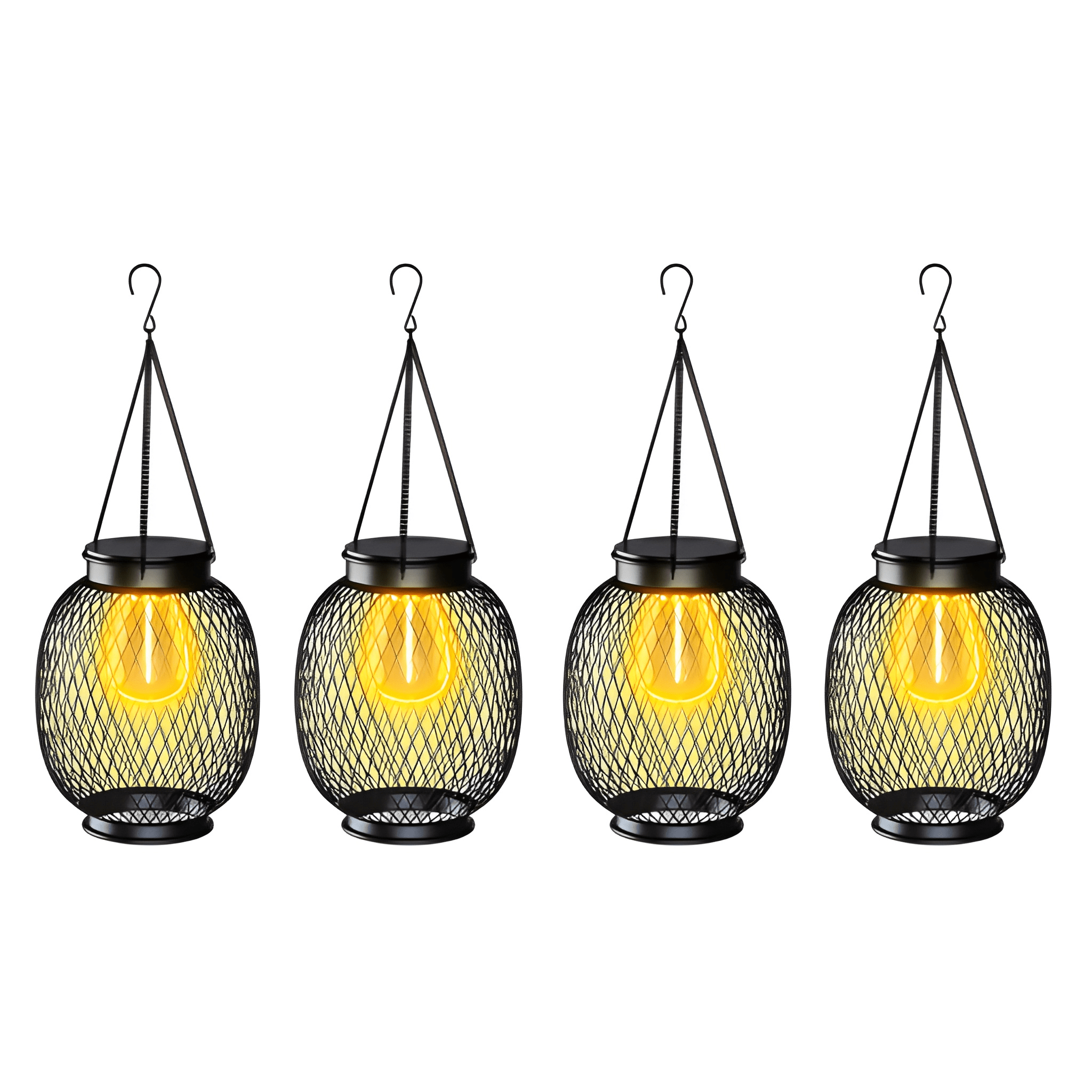 Outdoor Waterproof Solar Lantern Lights for Courtyard Decor