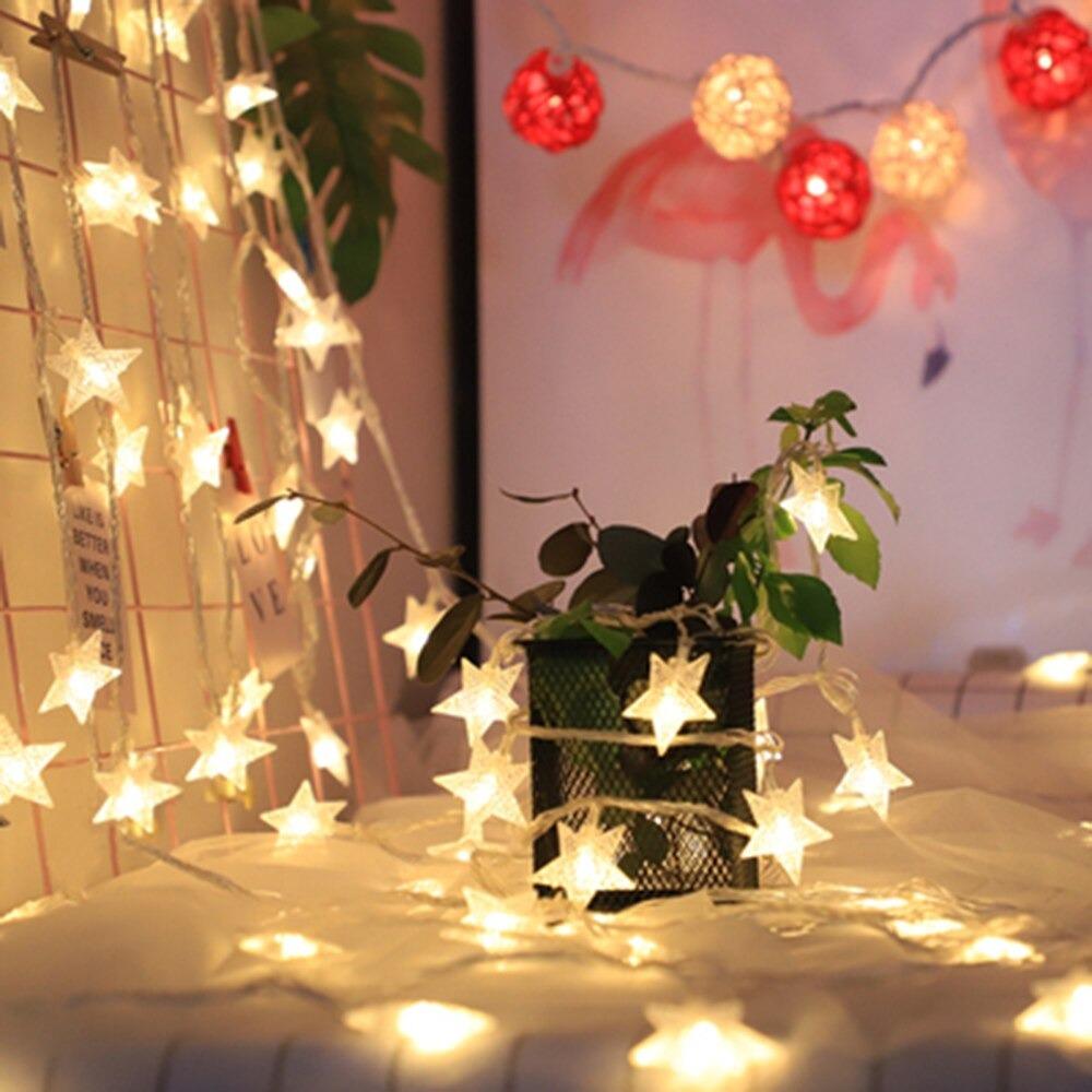 Colorful LED Star Lights-Solar Flame Torch