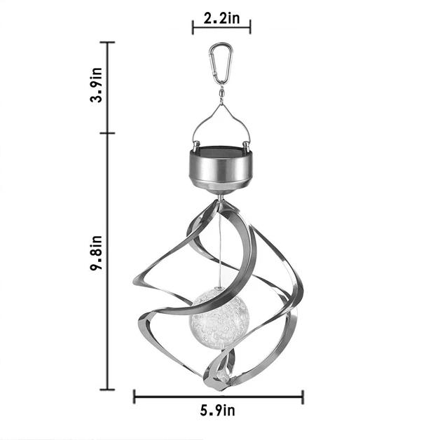 Solar Wind Chime - Solar Flame Torch