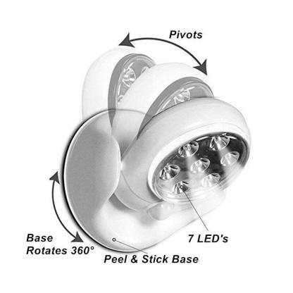 Wireless Infrared Motion Activated Sensor Light Lamp - Solar Flame Torch