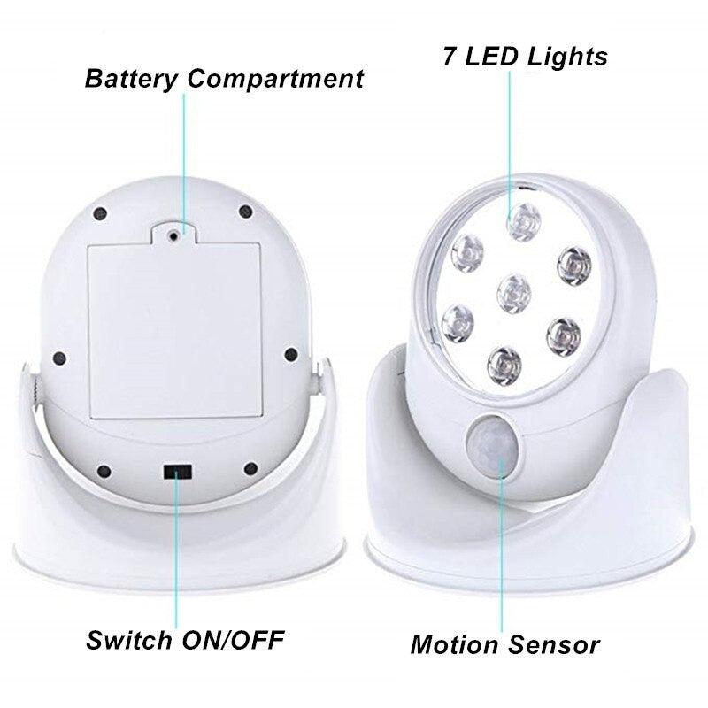 Wireless Infrared Motion Activated Sensor Light Lamp - Solar Flame Torch