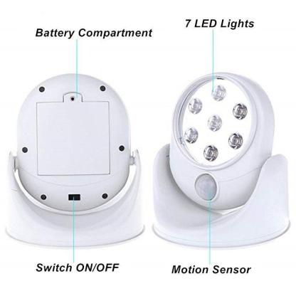 Wireless Infrared Motion Activated Sensor Light Lamp - Solar Flame Torch