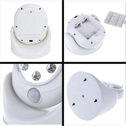 Wireless Infrared Motion Activated Sensor Light Lamp - Solar Flame Torch