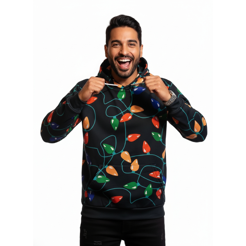 3D Printed Graphic Long Sleeve Ugly Christmas Hoodies