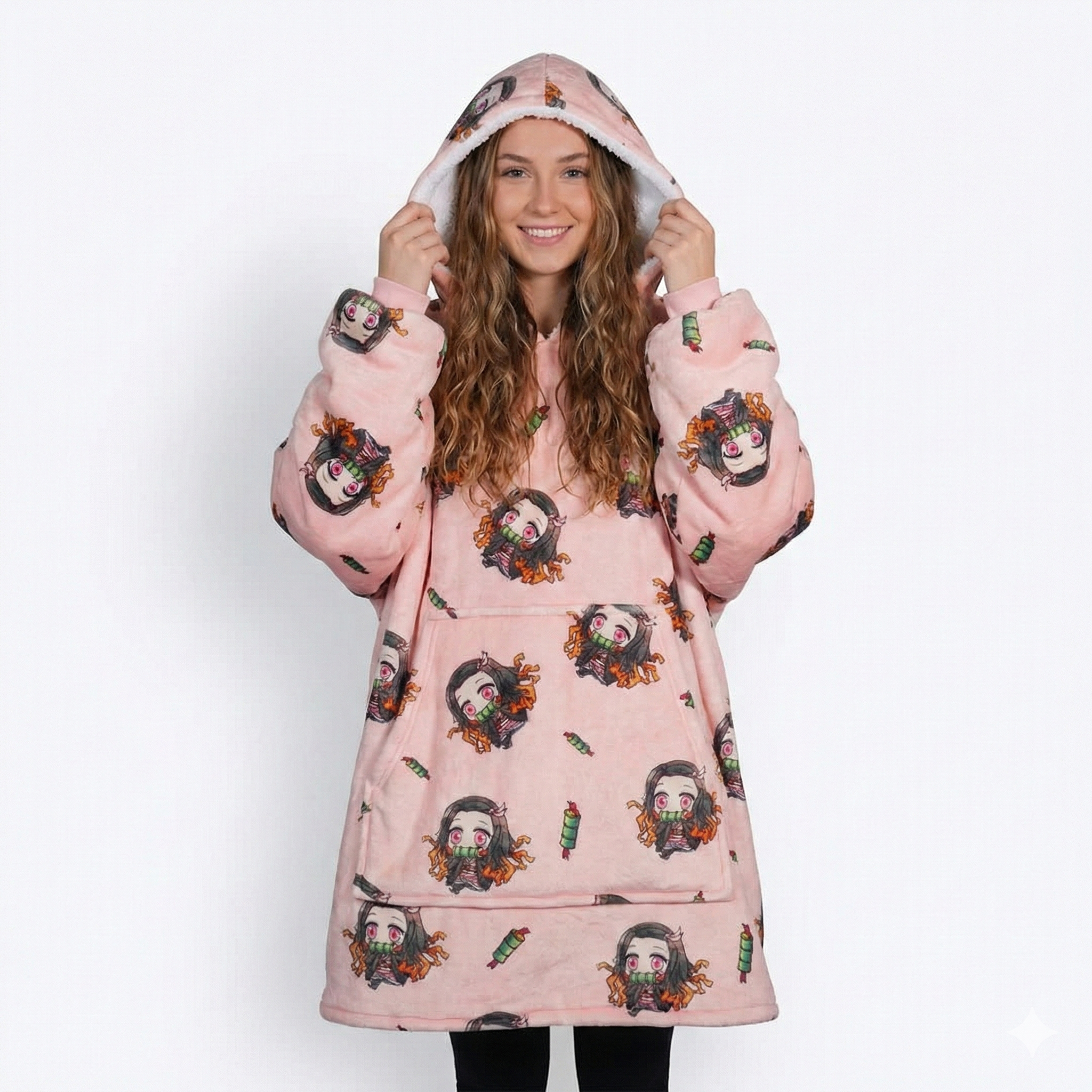 Ultra-Soft Oversized Design for Cozy Anime Nights