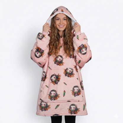  Ultra-Soft Oversized Design for Cozy Anime Nights
