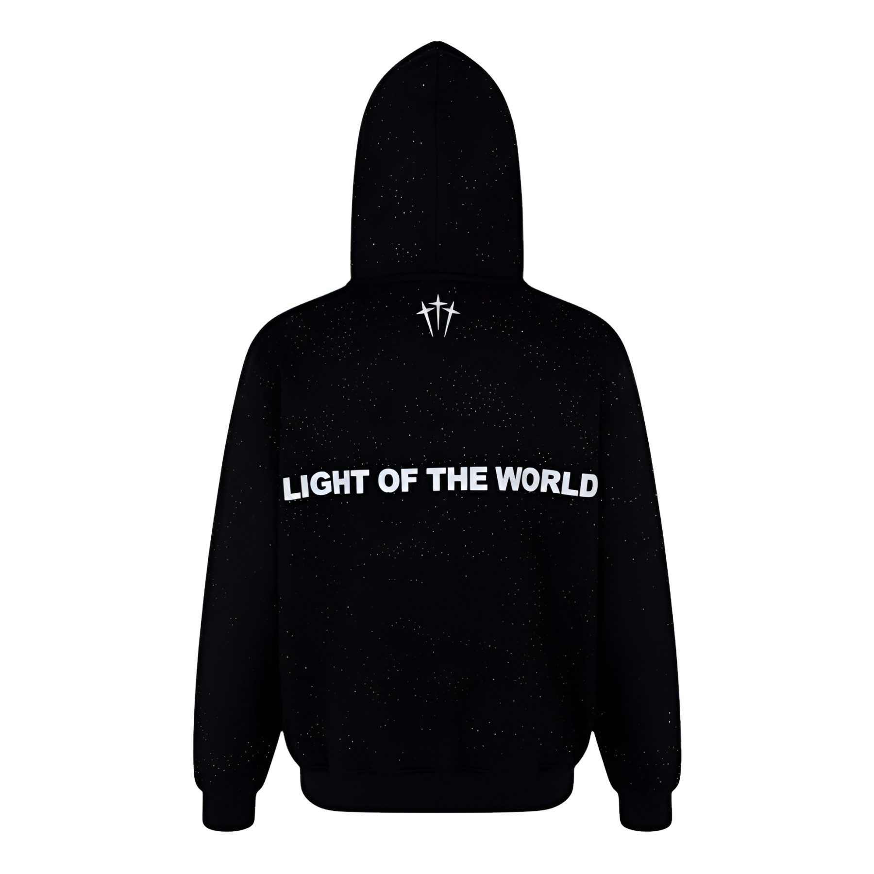Jesus is The Light Rhinestone Hoodie