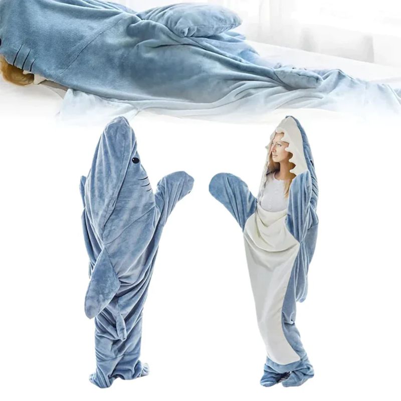 Cozy Shark Blanket-Soco Hoodie