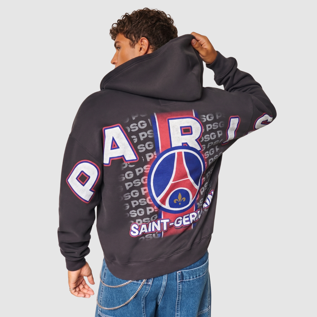 Graphic Quarter Zip Fleece Casual Sweatshirt And Hoodie