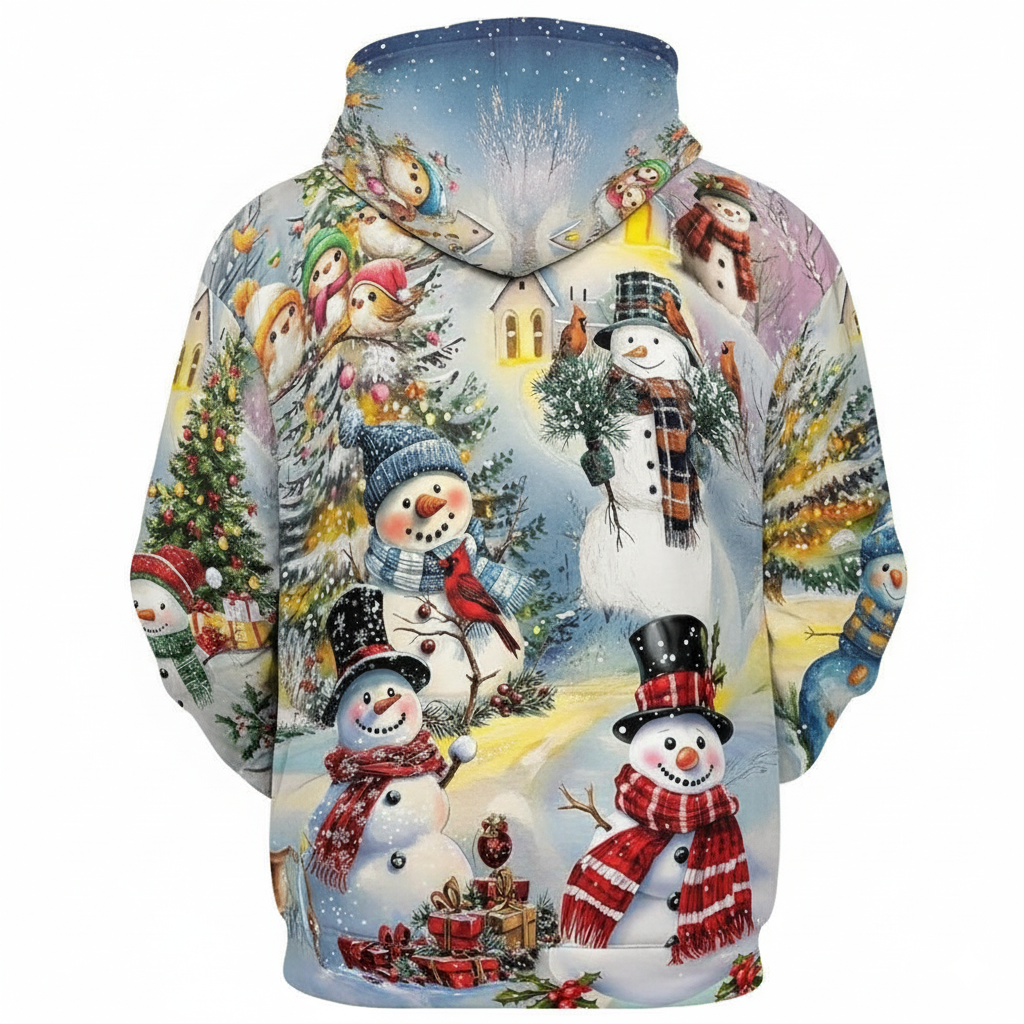 Christmas Santa Claus All Over Print Hoodie