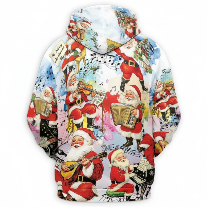 Christmas Santa Claus All Over Print Hoodie