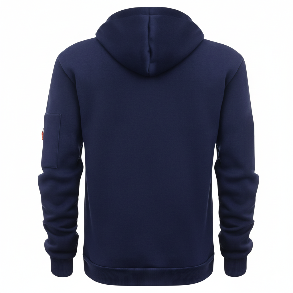 Casual Zip Up Hoodie With Kangaroo Pocket