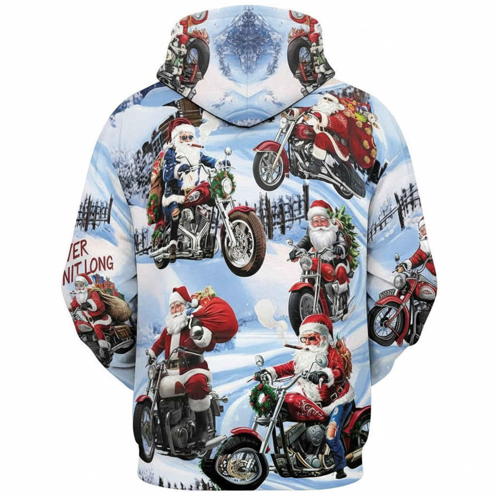 Christmas Santa Claus All Over Print Hoodie