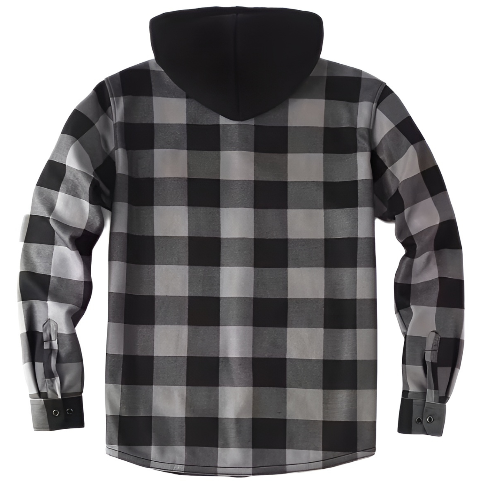 Men Heavyweight Winter Hooded Shirt