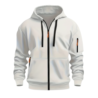 Hooded Zip Up Jacket For Men