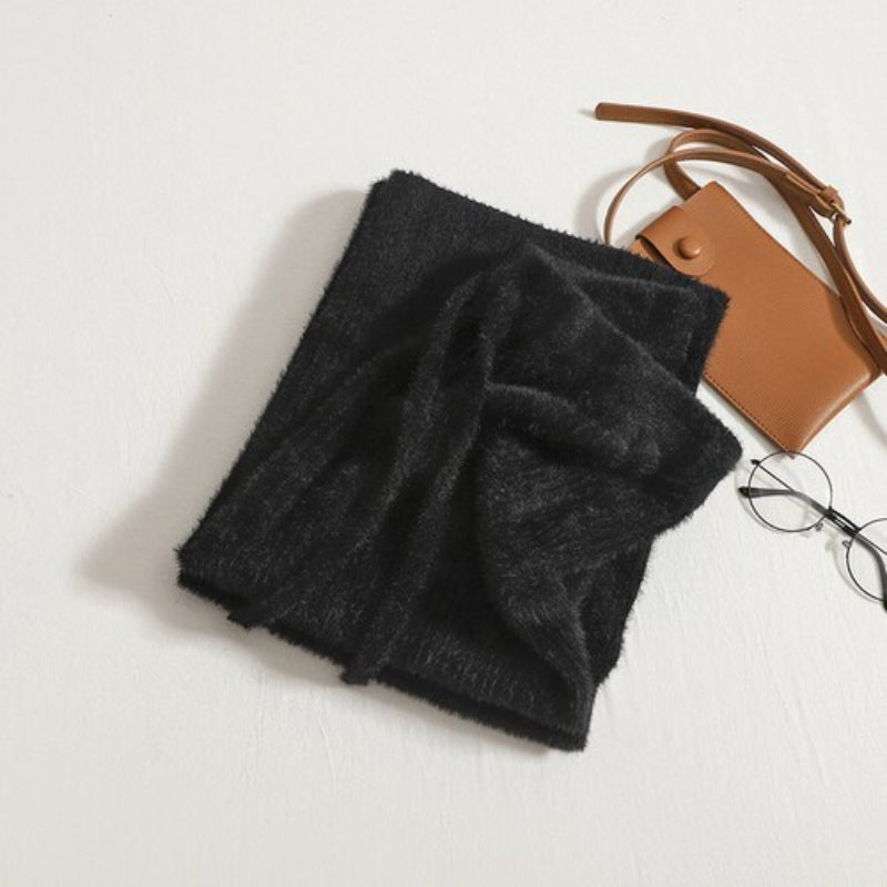 Loose Slim Knit Straight Tube Long Warm Pants-Soco Hoodie