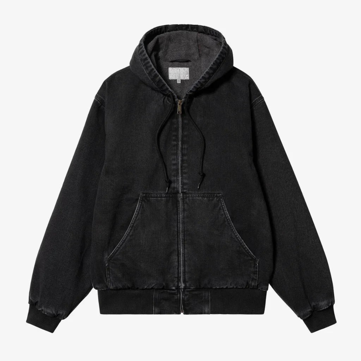 Washed Zip Up Hoodie Jacket for Men