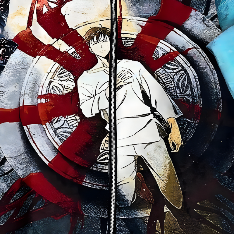 Vintage Gobelin Tapestry Anime Manga Shadow Jacket