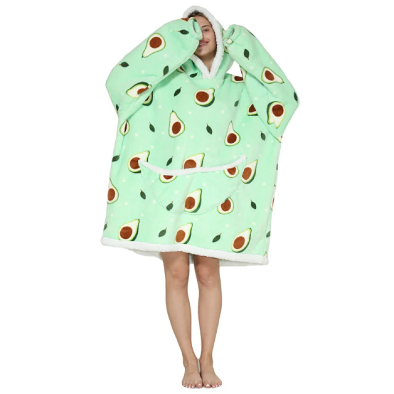 The Colorful And Charming Cartoon Oversized Blanket Hoodie-Soco Hoodie