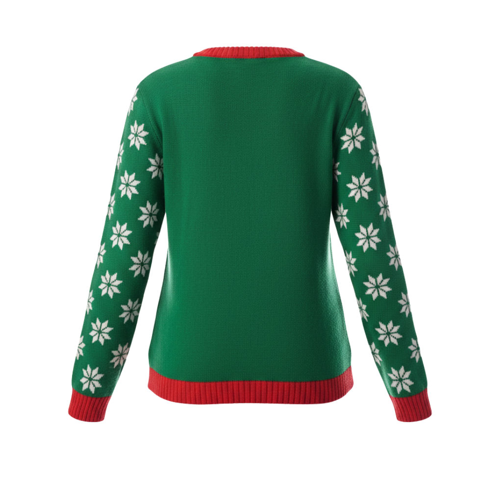 Ugly Christmas Sweater For Women With Festive Winter Design