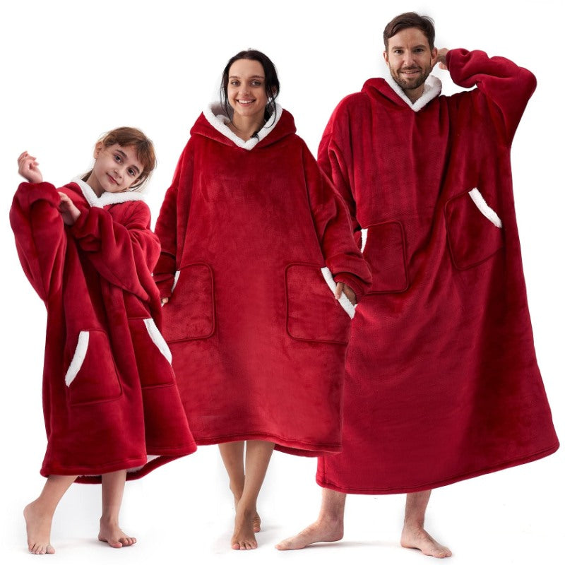 Winter Oversized Fleece Hoodies Blanket-Soco Hoodie
