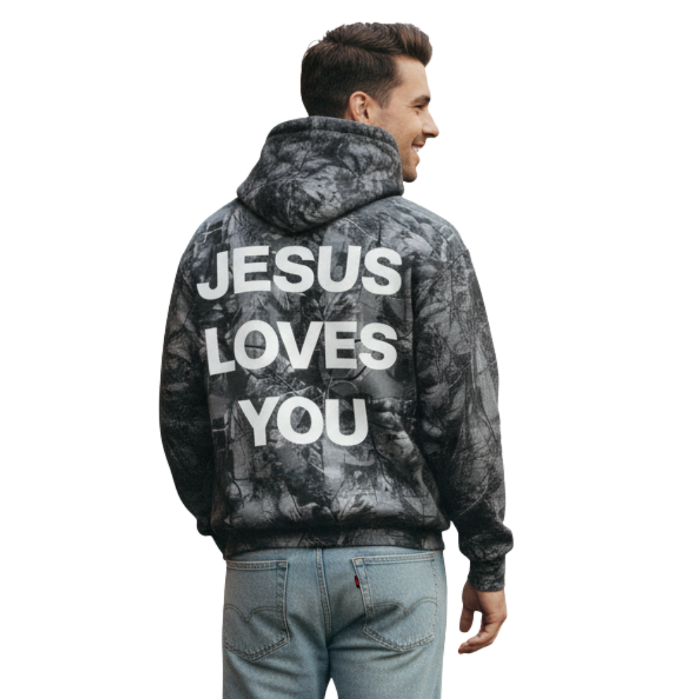Divine Message Printed Hoodie