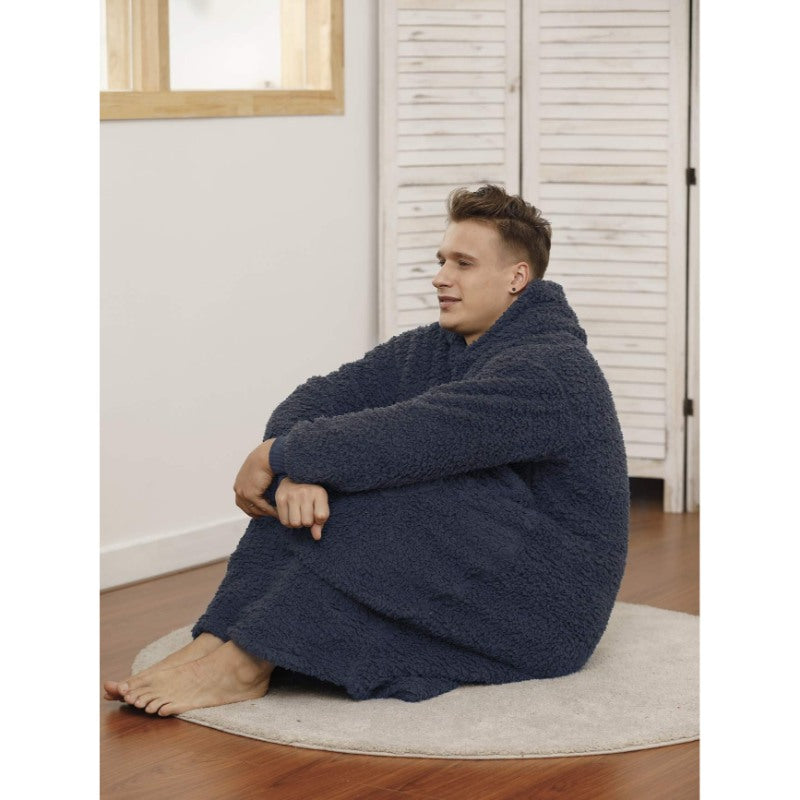 Long Warm Sherpa Fleece Sweatshirts Hoodie-Soco Hoodie