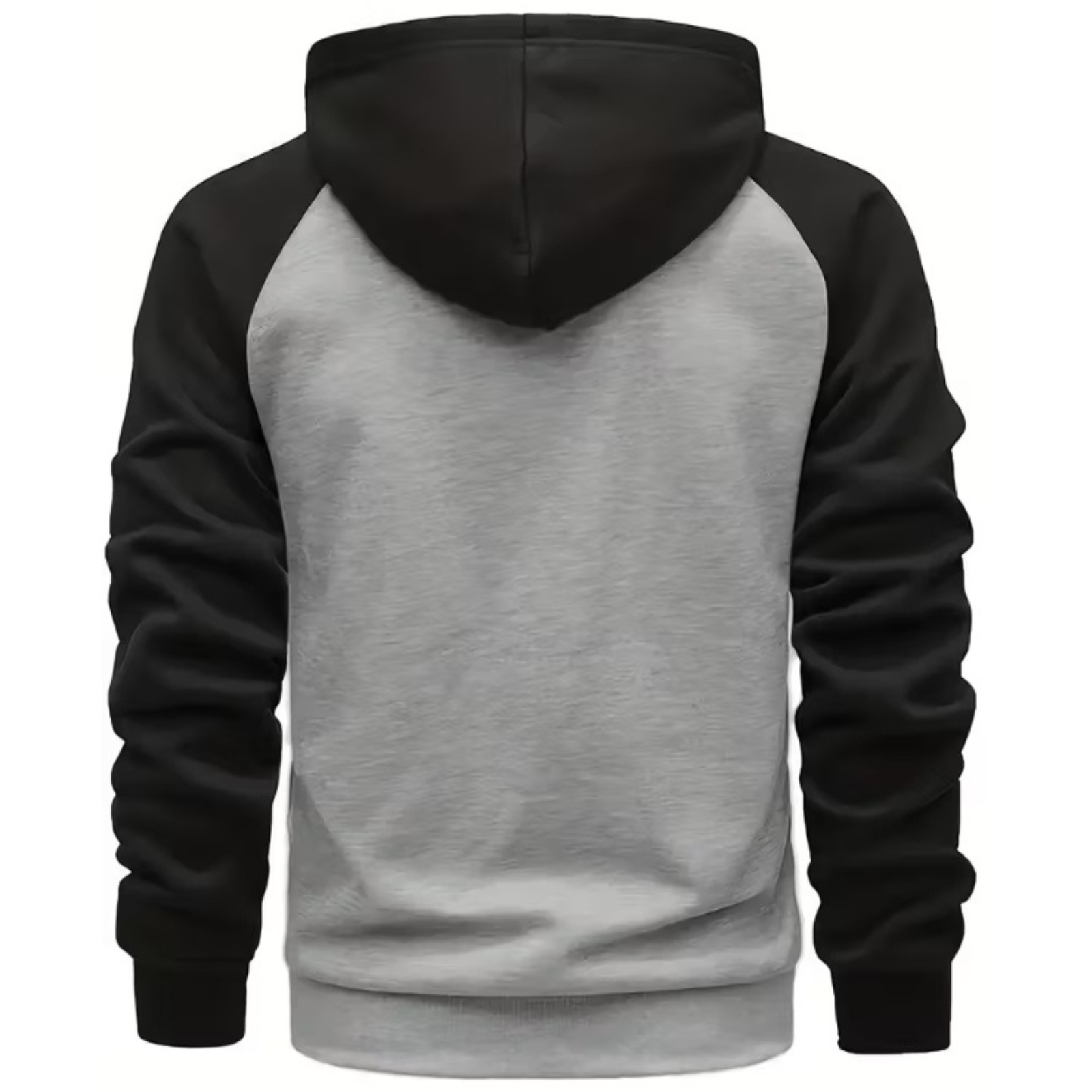 Men Color Block Zip Up Hoodie with Pockets