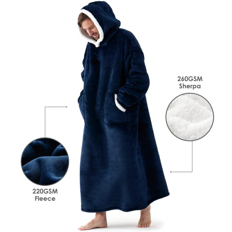Winter Oversized Fleece Hoodies Blanket-Soco Hoodie