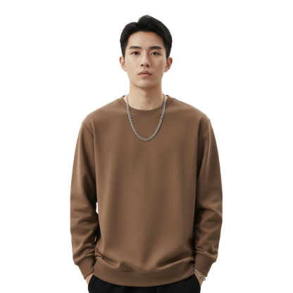 Men Heavyweight Long Sleeve  Sweatshirts