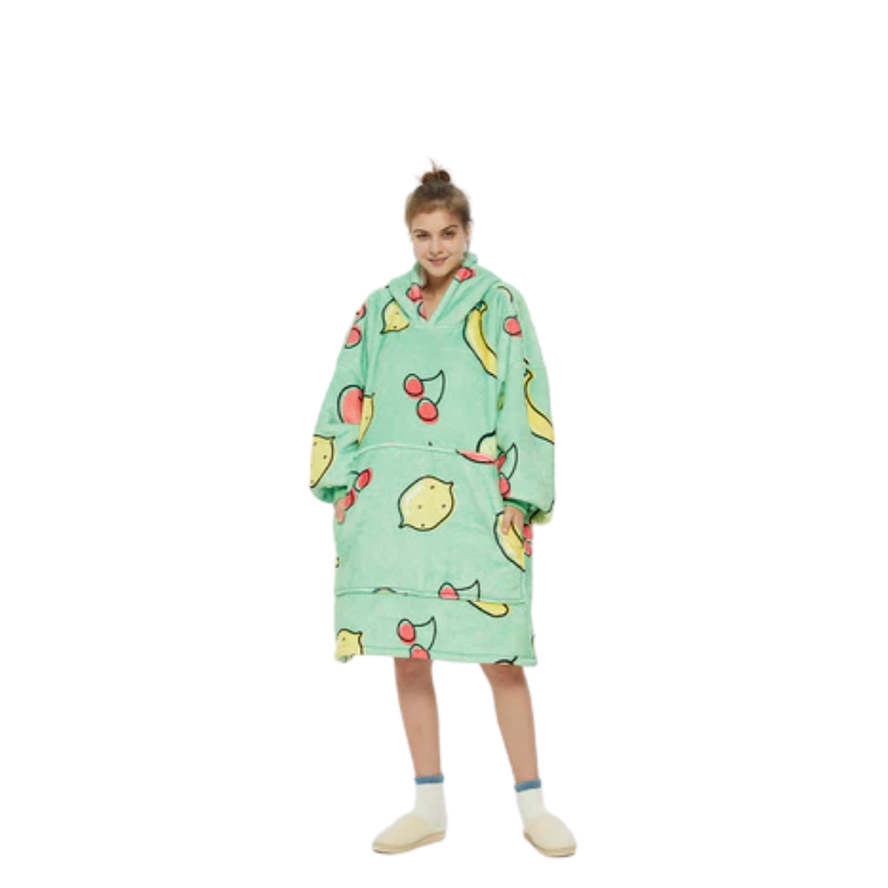 The Luminous Pattern Blanket Hoodie-Soco Hoodie