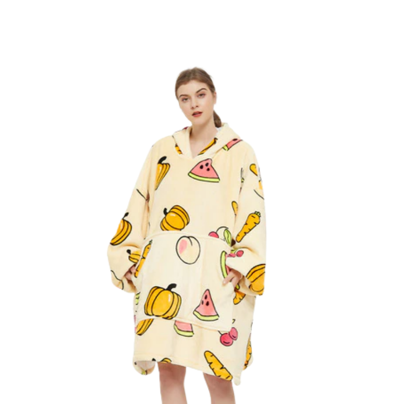 The Luminous Pattern Blanket Hoodie-Soco Hoodie