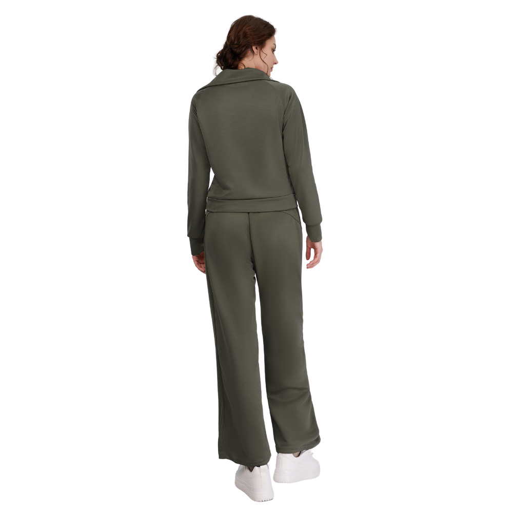 Solid Color Loungewear Set For Women-Soco Hoodie