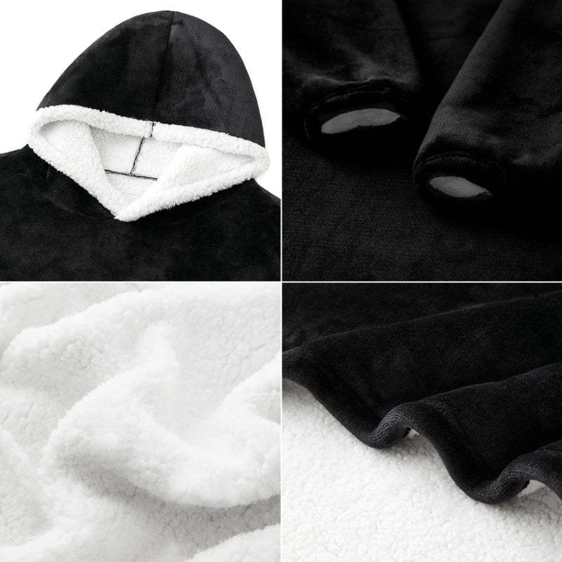 Winter Oversized Fleece Hoodies Blanket-Soco Hoodie
