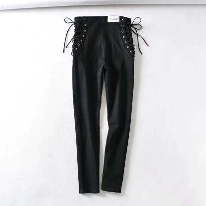 High Waist Slim Pencil Denim Pant-Soco Hoodie