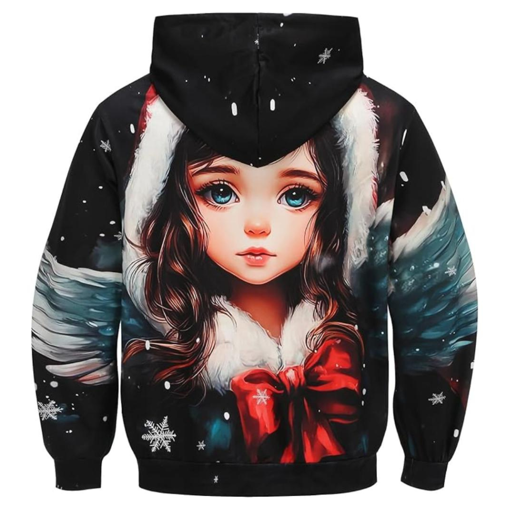 Christmas All Over Print 3D Pullover Hoodie With Pocket