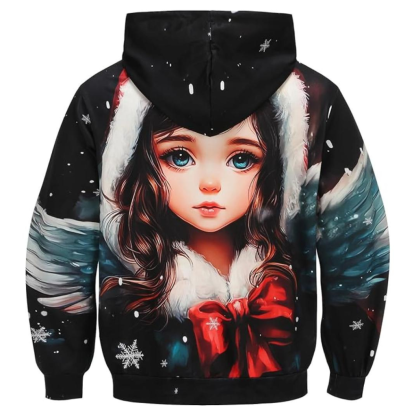 Christmas All Over Print 3D Pullover Hoodie With Pocket
