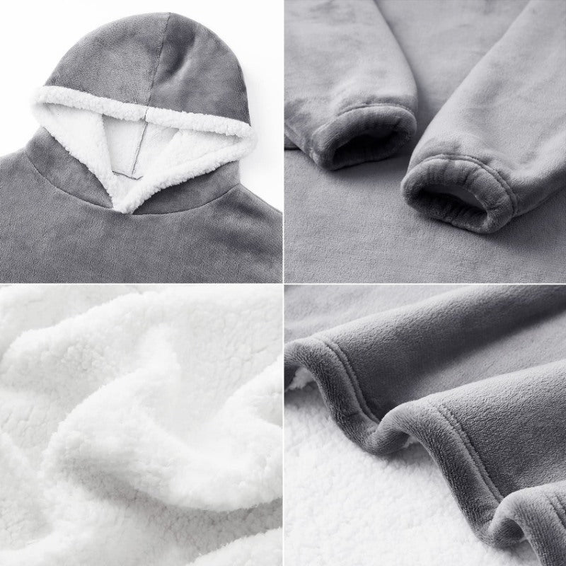 Winter Oversized Fleece Hoodies Blanket-Soco Hoodie