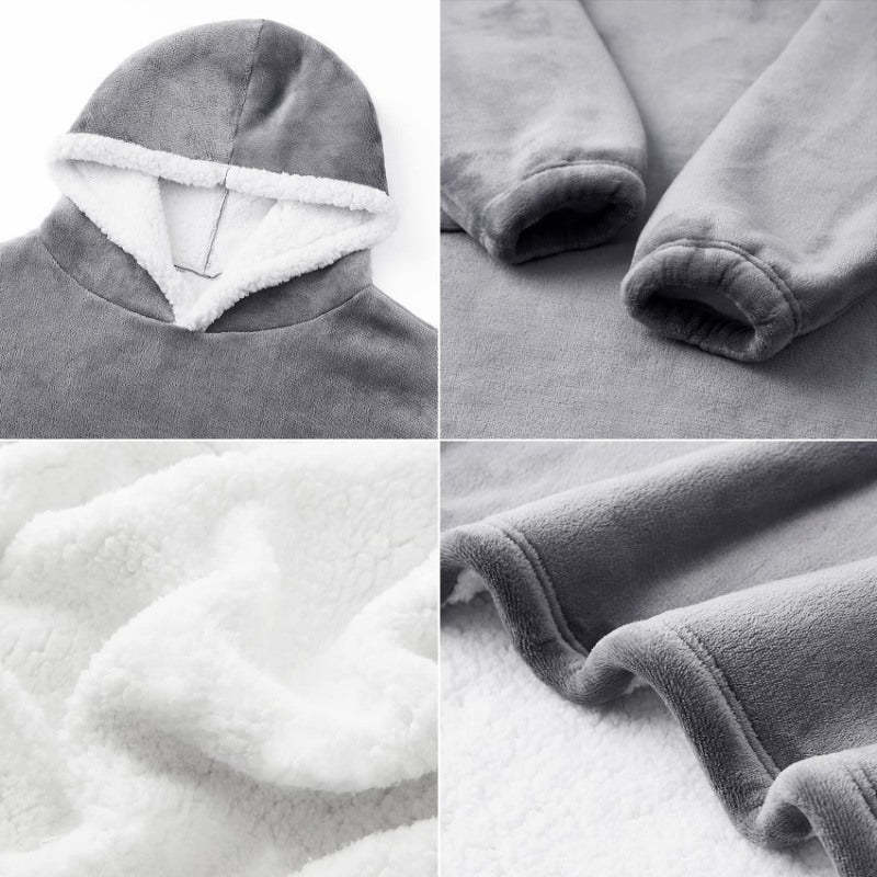 Winter Oversized Fleece Hoodies Blanket-Soco Hoodie