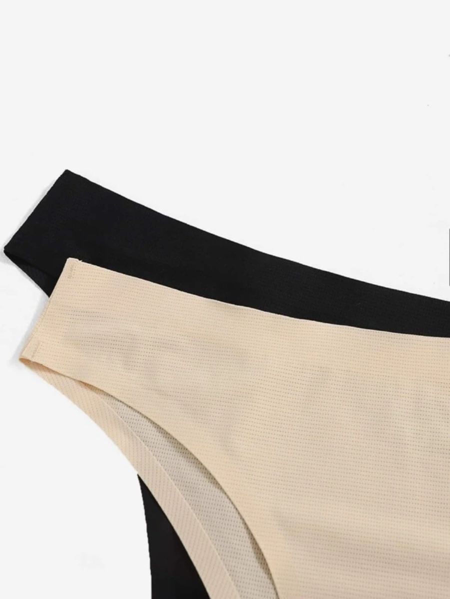 Pack Of 6 Solid Design Panty Set-Soco Hoodie