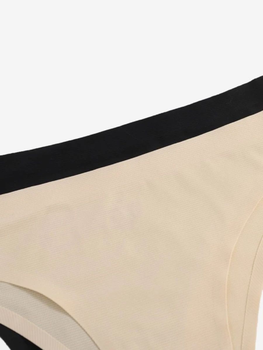 Pack Of 6 Solid Design Panty Set-Soco Hoodie