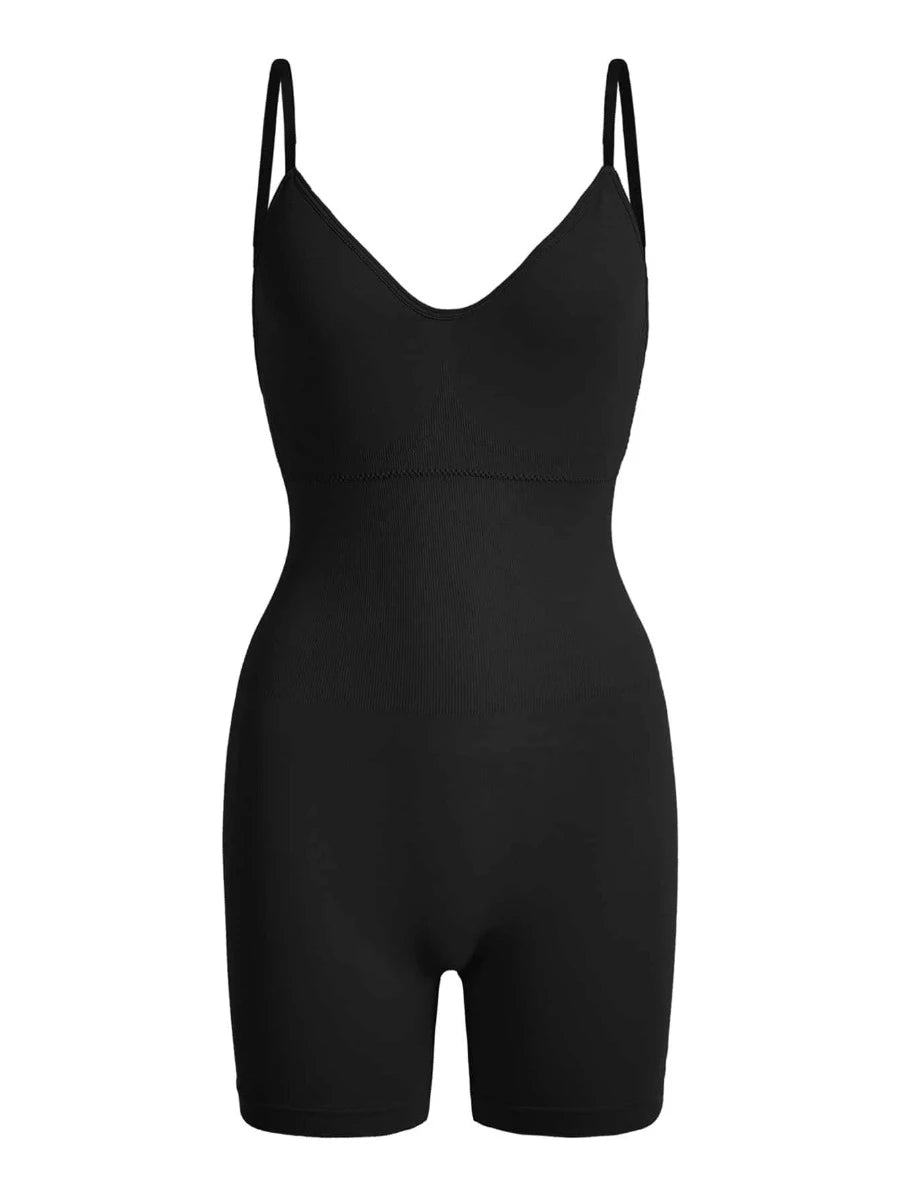 Adjustable Strap Shapewear Romper-Soco Hoodie