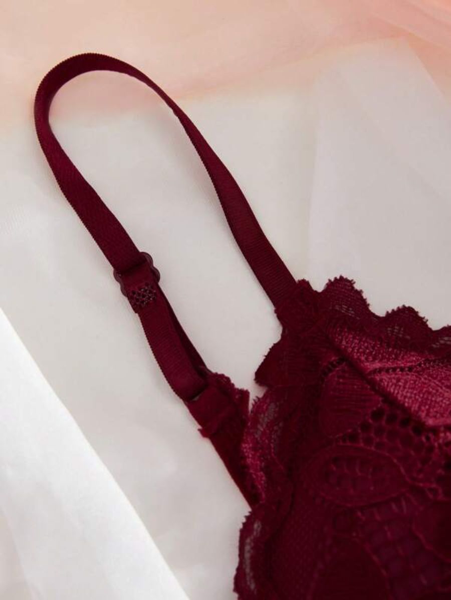 Pack Of 4 Floral Pattern Bra Set-Soco Hoodie