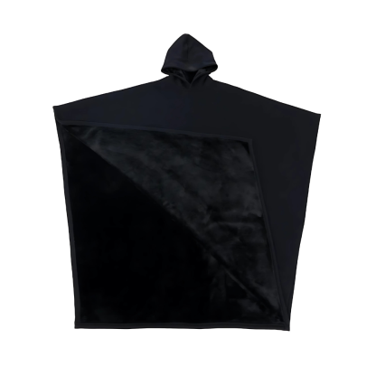 Hooded Blanket With Soft Interior And Sleek Exterior