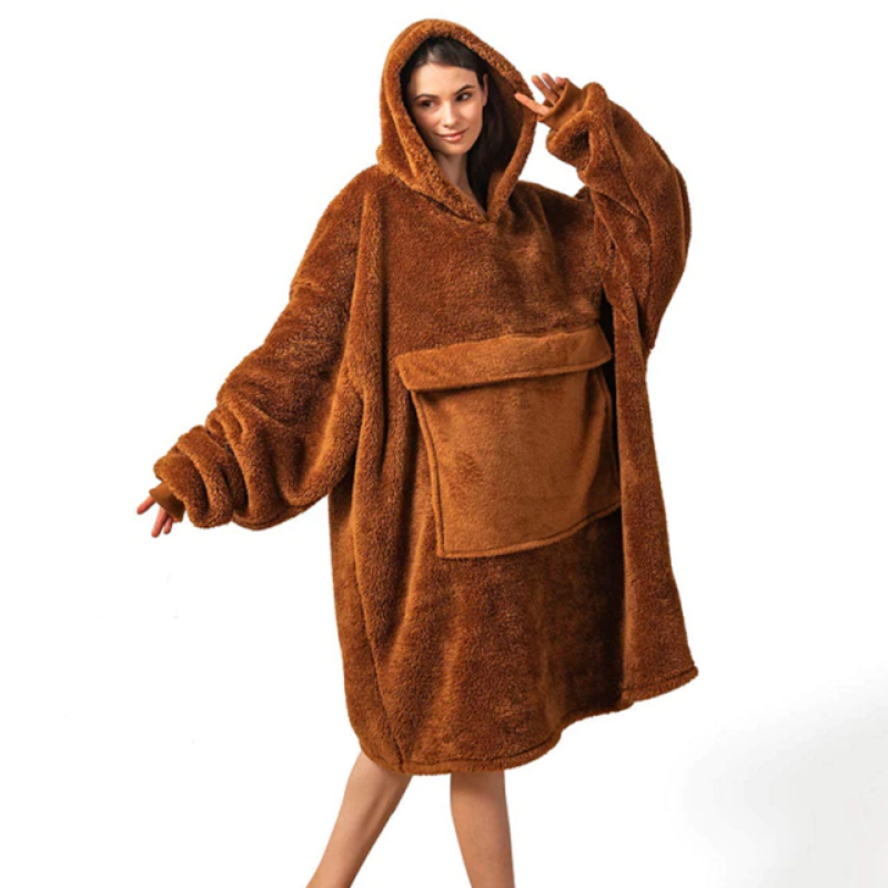 The Thick Winter Fleece Blanket Hoodie-Soco Hoodie
