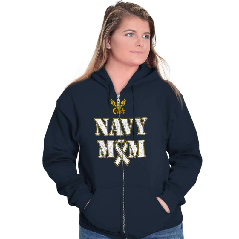 Casual Zip Hoodie With Bold Lettering Printed