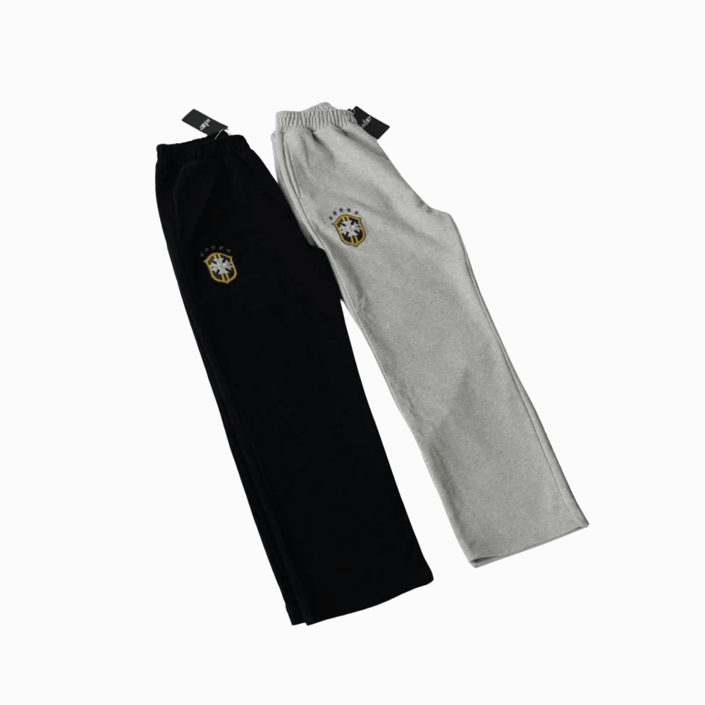 Embroidered Hoodie And Sweatpants Set